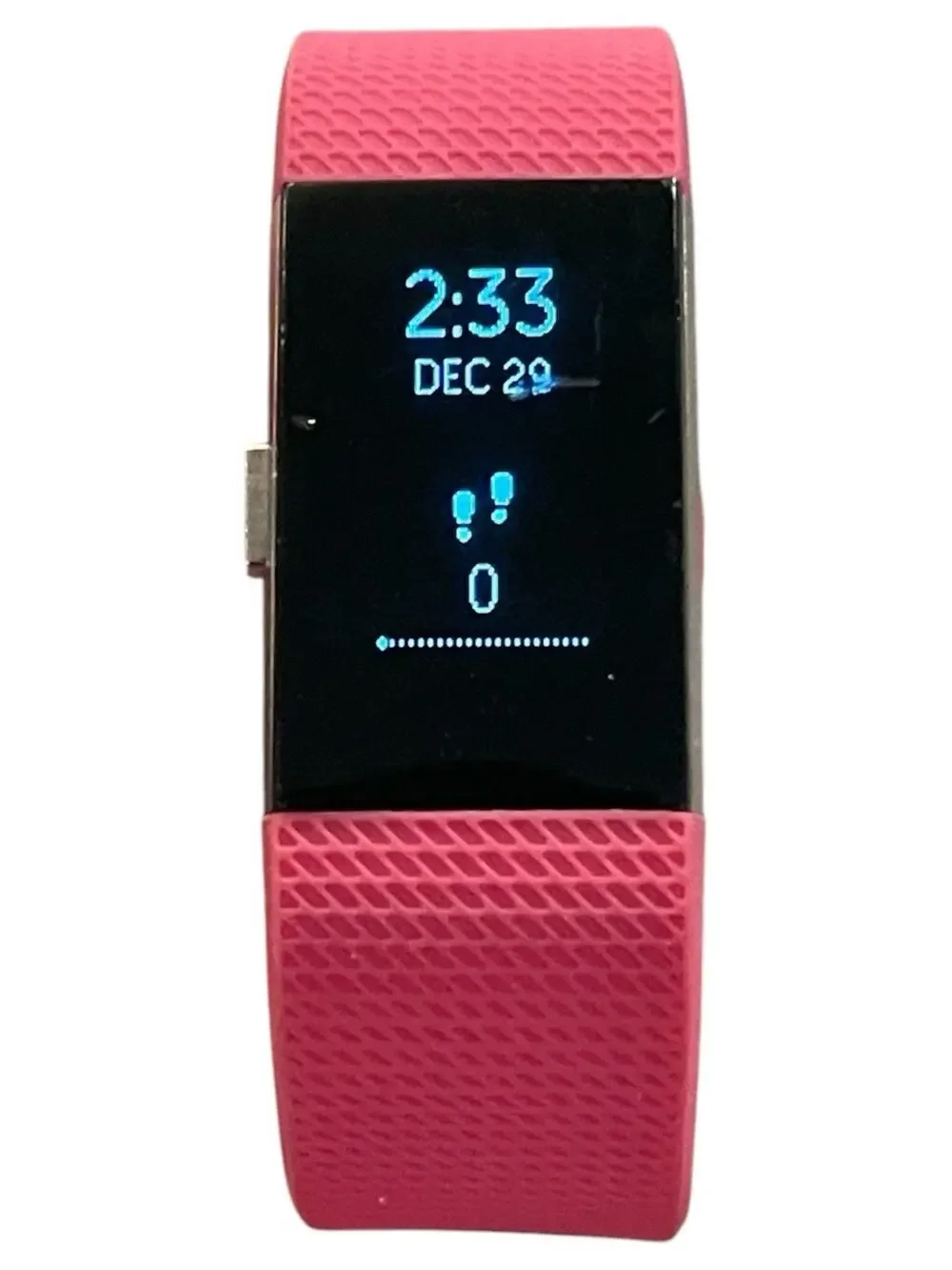 Fitbit Charge 2 Pink Fitness Tracker HR Complete in Box S Size Tested